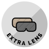 Cairn, lunettes de ski objectif supplémentaire noir, orange 