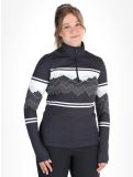 Vignette CMP, 34L4216 pull de ski femmes Black / White noir 