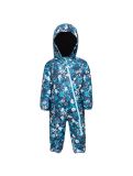 Vignette Dare2b, Bambino II combinaison de ski enfants floral print river bleu 