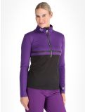 Vignette Kou Sportswear, Anna pull de ski femmes Purple noir, violet 