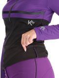 Vignette Kou Sportswear, Anna pull de ski femmes Purple noir, violet 