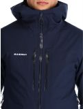 Vignette Mammut, Stoney HS Thermo Hooded veste de ski hommes Marine bleu 