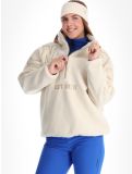 Vignette Brunotti, Chino Fleece pull de ski femmes Canvas beige, blanc 