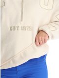 Vignette Brunotti, Chino Fleece pull de ski femmes Canvas beige, blanc 