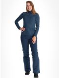 Vignette CMP, 34L4306 pull de ski femmes Blue Ink - Bianco bleu 