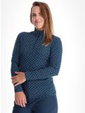 Vignette CMP, 34L4306 pull de ski femmes Blue Ink - Bianco bleu 