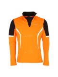 Vignette Icepeak, pull de ski blanc, noir, orange 
