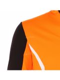 Vignette Icepeak, pull de ski blanc, noir, orange 