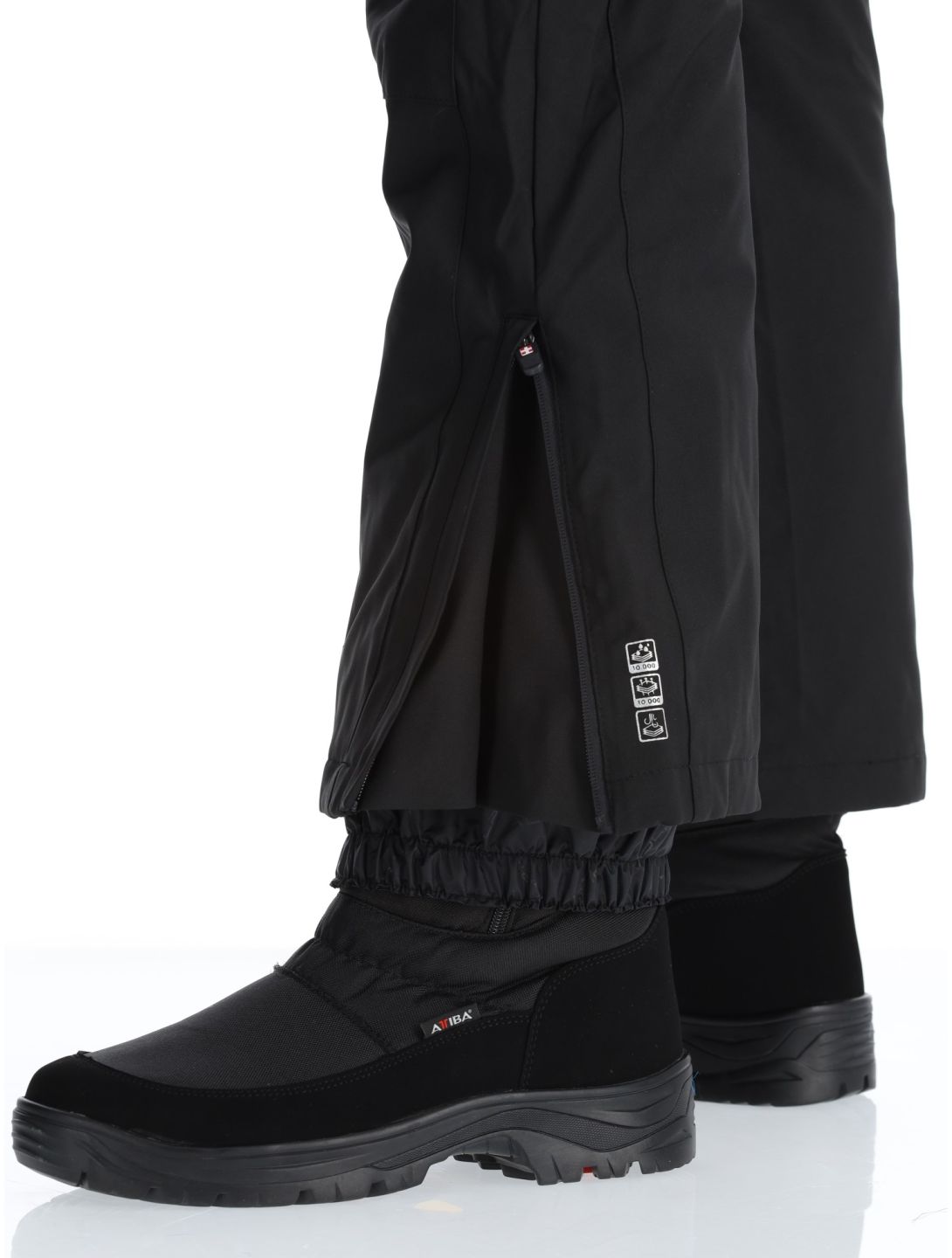Aulp, Vepur pantalon de ski hommes Black noir 