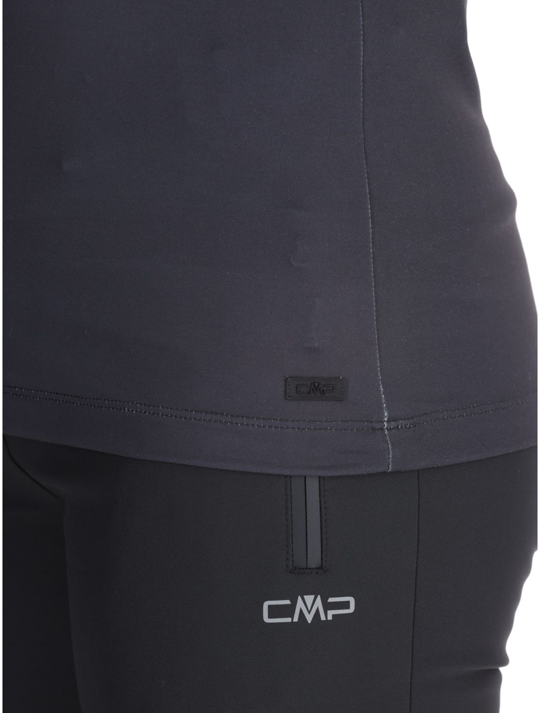CMP, 34L4216 pull de ski femmes Black / White noir 