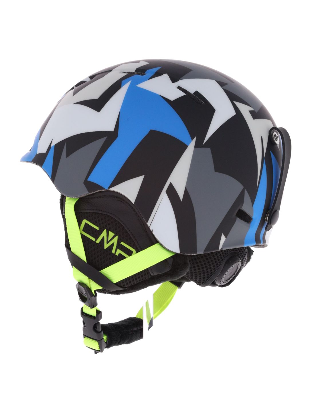 CMP, XJ-4 casque de ski enfants River / Yellow Fluo bleu, jaune 