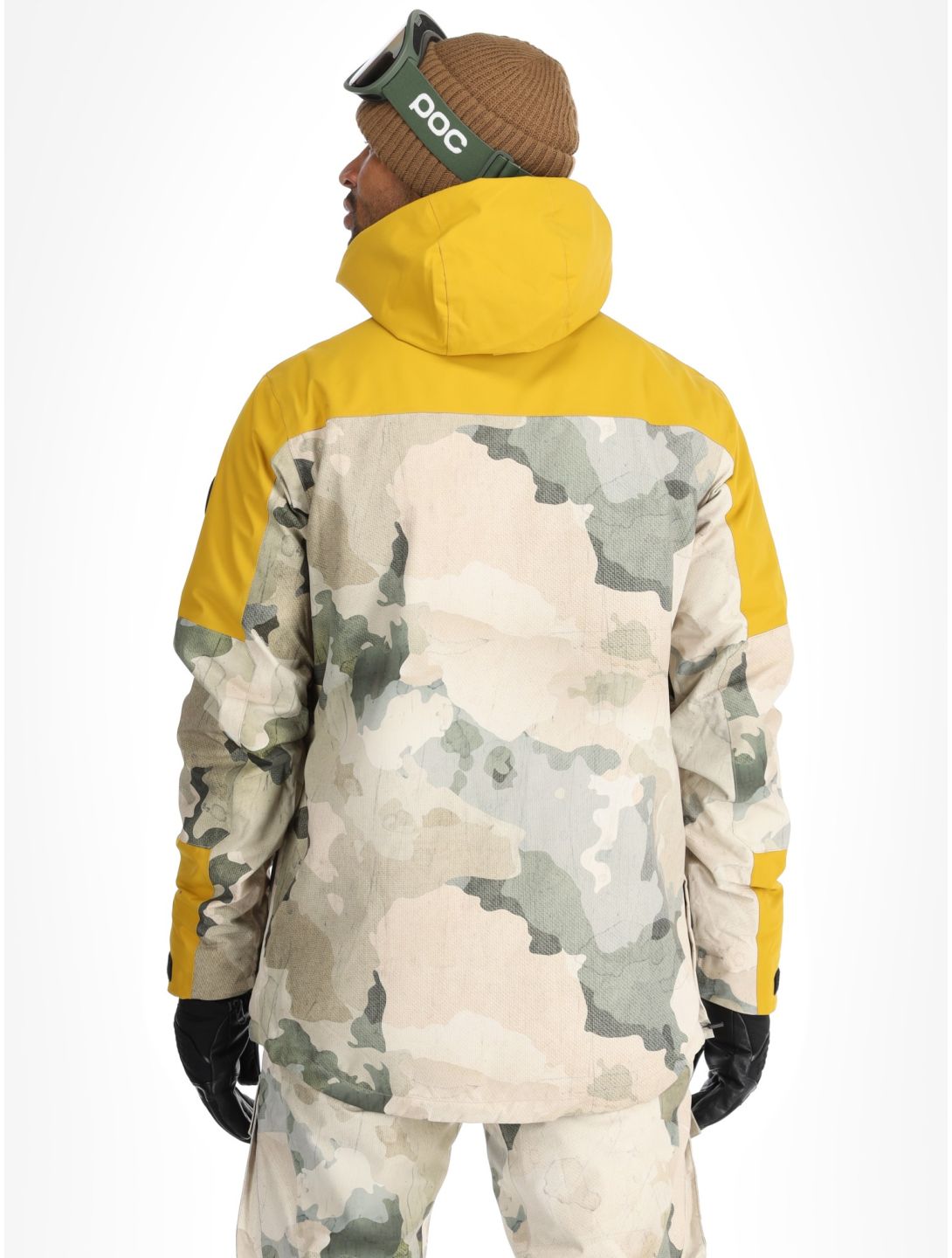 ColourWear, M Essential anorak d'hiver hommes Yellow jaune 