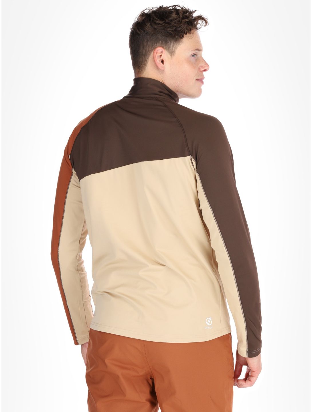 Dare2b, Dignify III Core Stretch pull de ski hommes Hot Fudge / Mocha Bisque beige, brun 