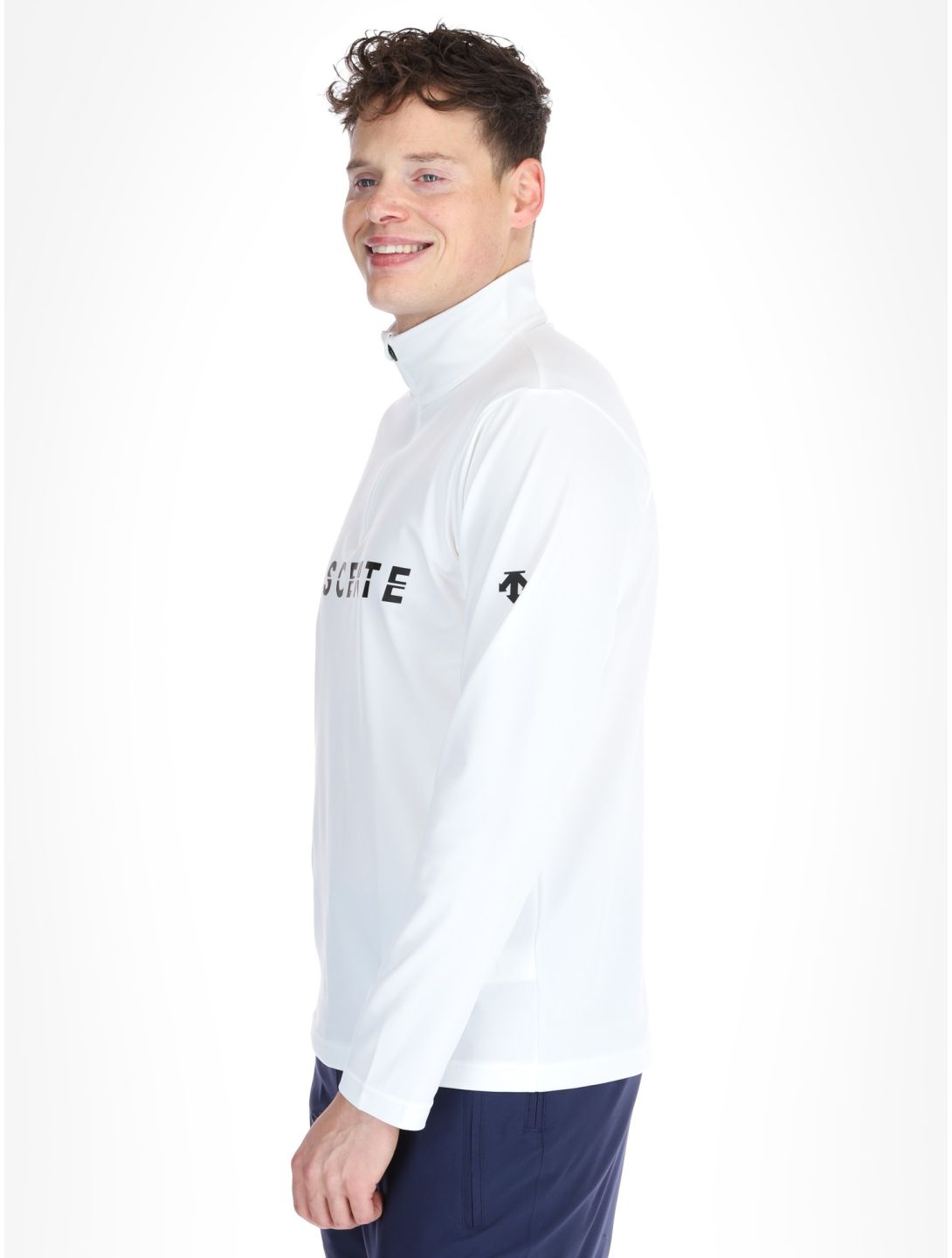 Descente, M-GB20 pull de ski hommes Super White blanc 
