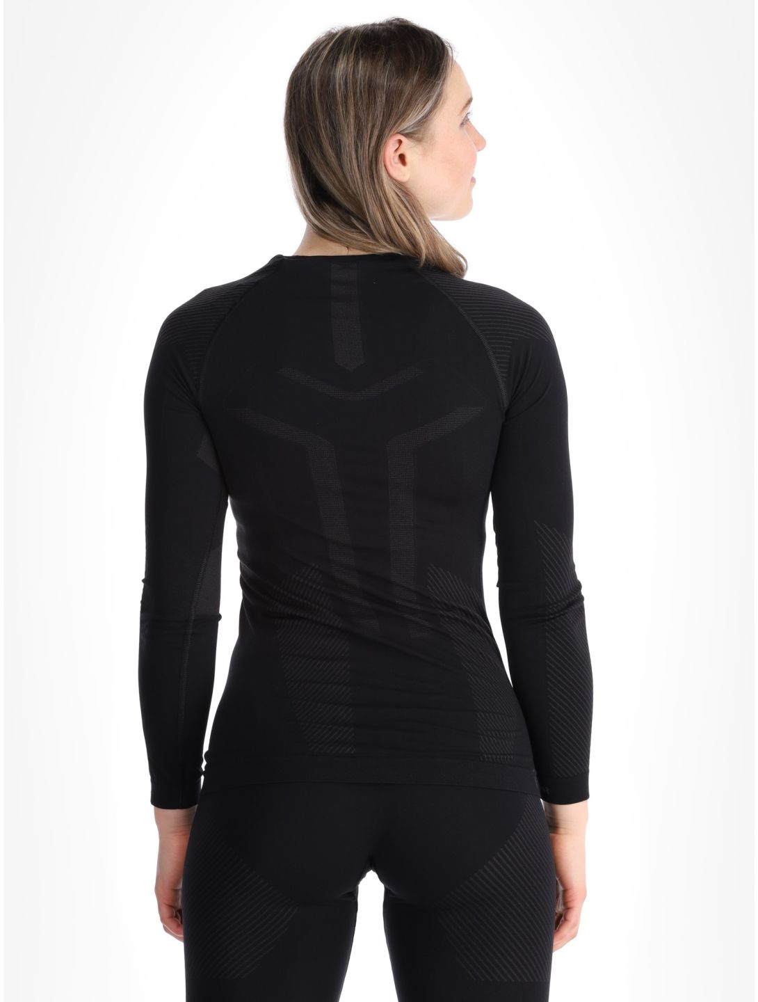 Falke, Longsleeved Shirt chemise thermo femmes Black noir 