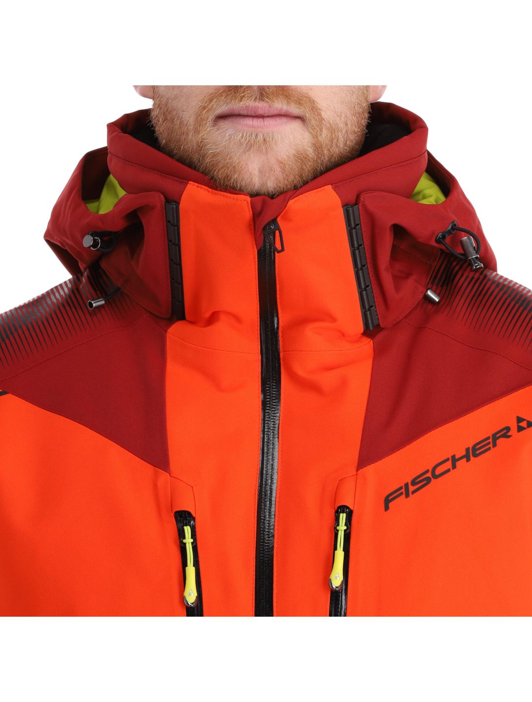 Fischer, Rc4 veste de ski hommes tomato rouge 