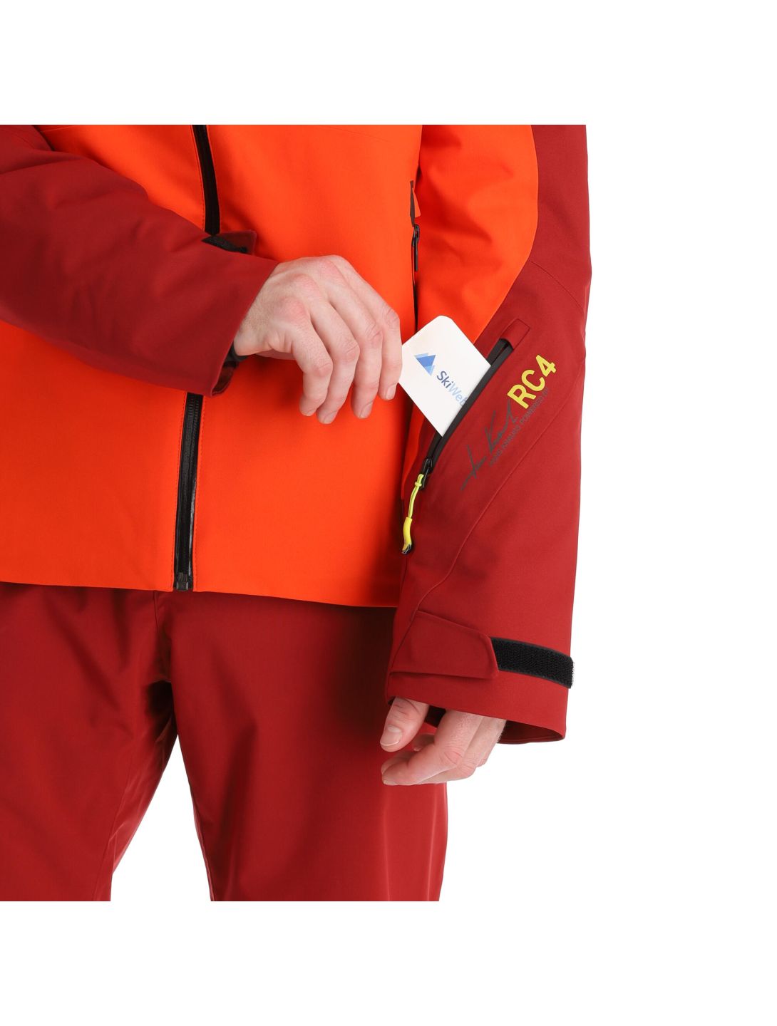 Fischer, Rc4 veste de ski hommes tomato rouge 