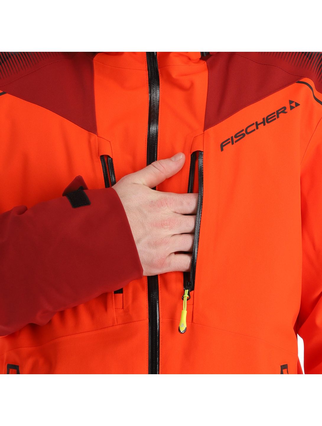Fischer, Rc4 veste de ski hommes tomato rouge 