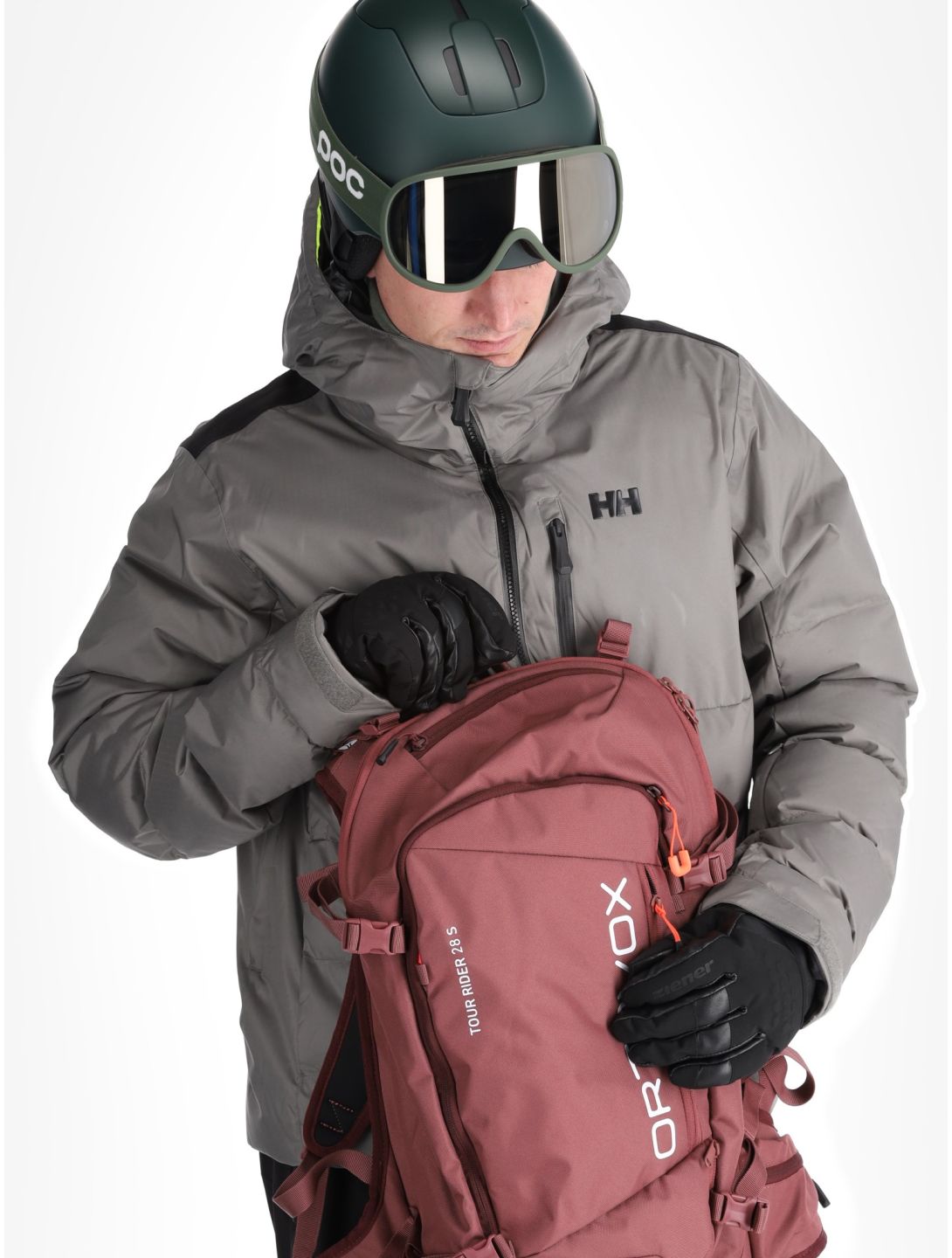 Helly Hansen, Kvitfjell Race Puffy veste de ski hommes Concrete gris 