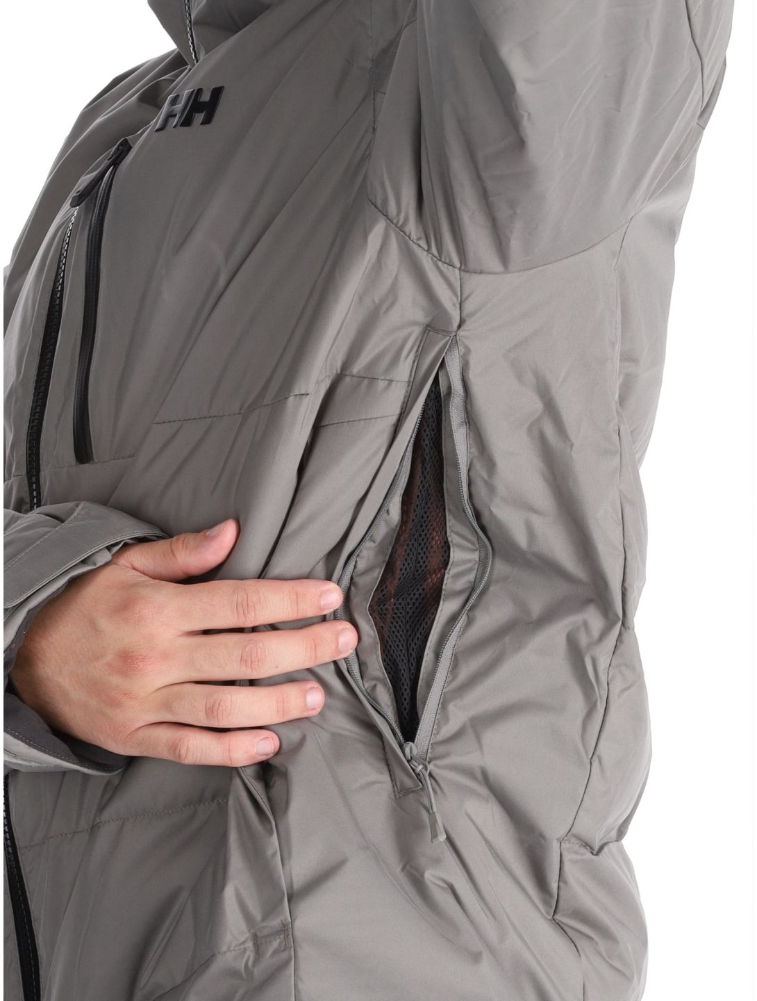 Helly Hansen, Kvitfjell Race Puffy veste de ski hommes Concrete gris 
