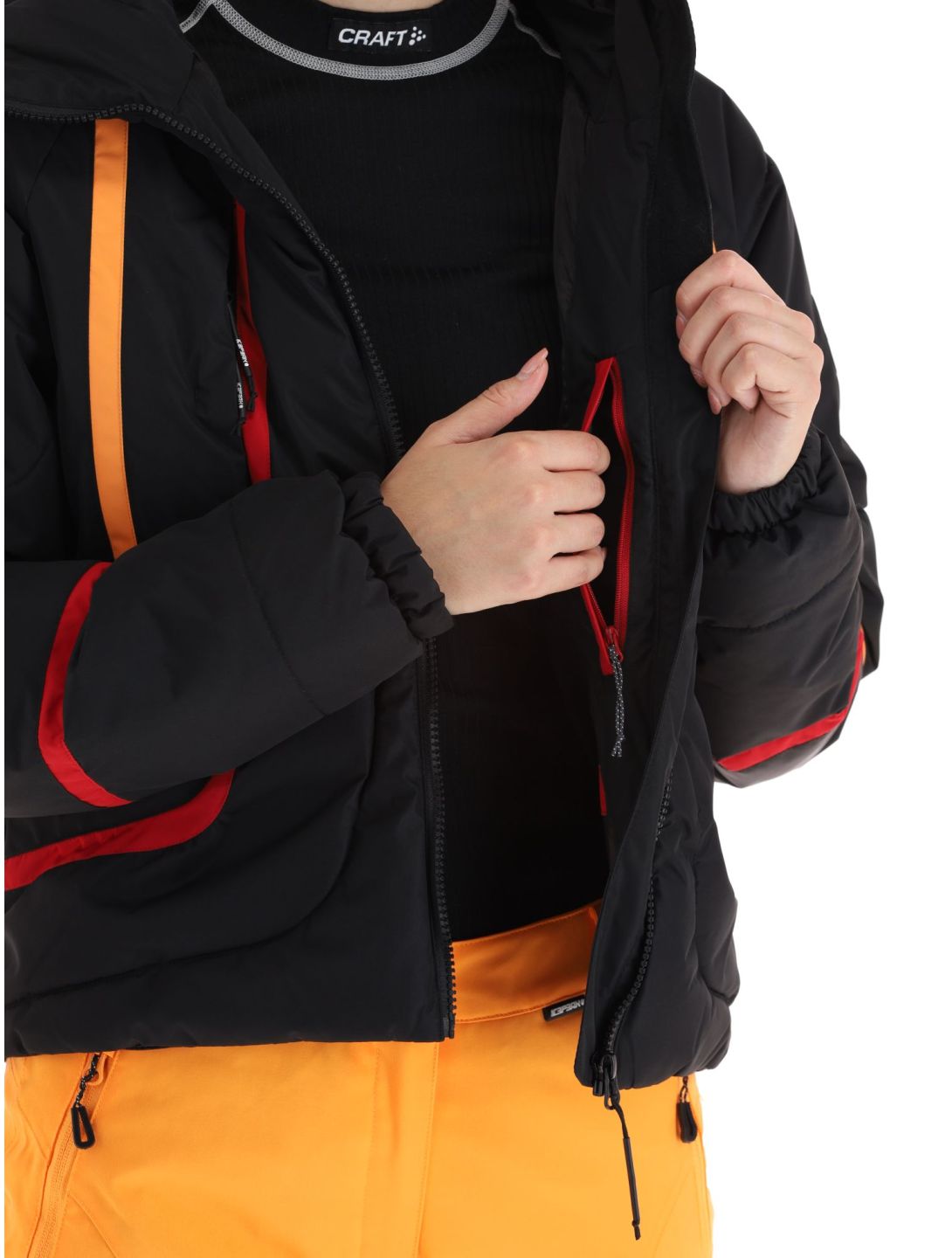Icepeak, Egypt veste de ski femmes Black noir 