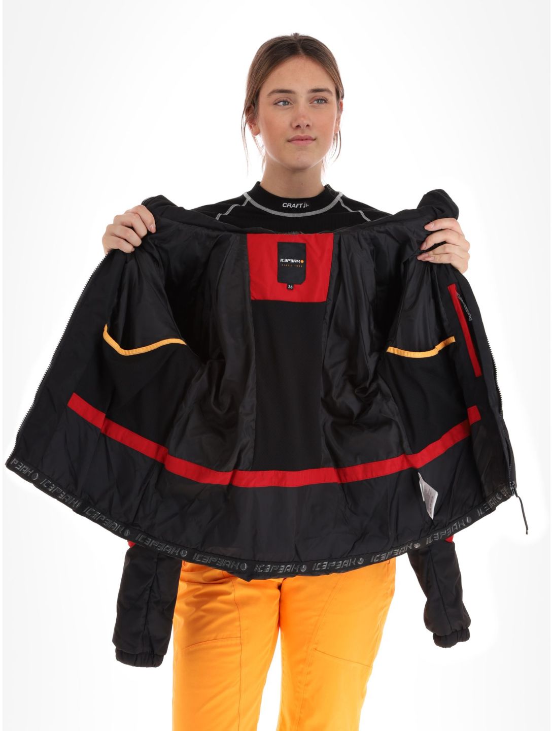 Icepeak, Egypt veste de ski femmes Black noir 
