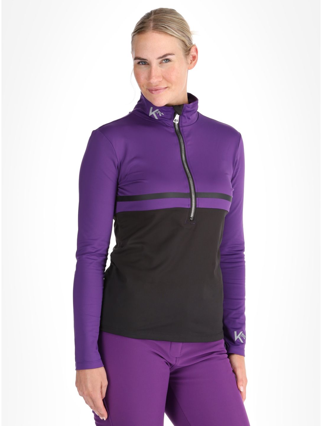 Kou Sportswear, Anna pull de ski femmes Purple noir, violet 