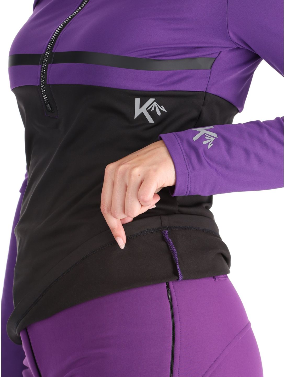 Kou Sportswear, Anna pull de ski femmes Purple noir, violet 