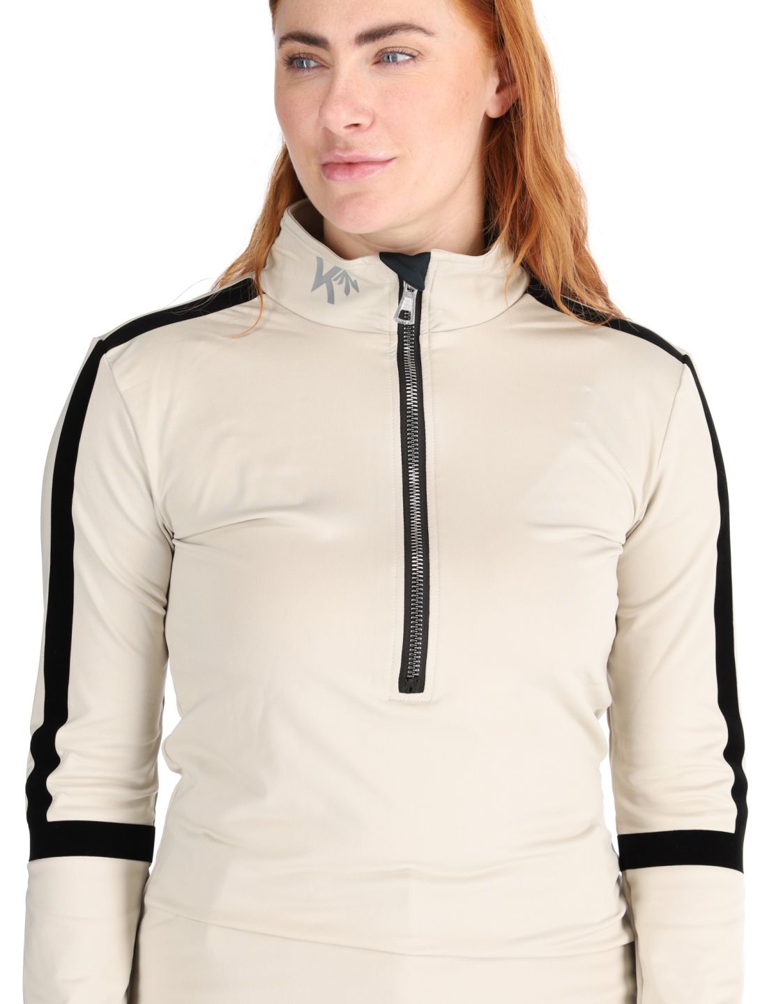 Kou Sportswear, Basic Flock pull de ski femmes Sustained Grey gris 