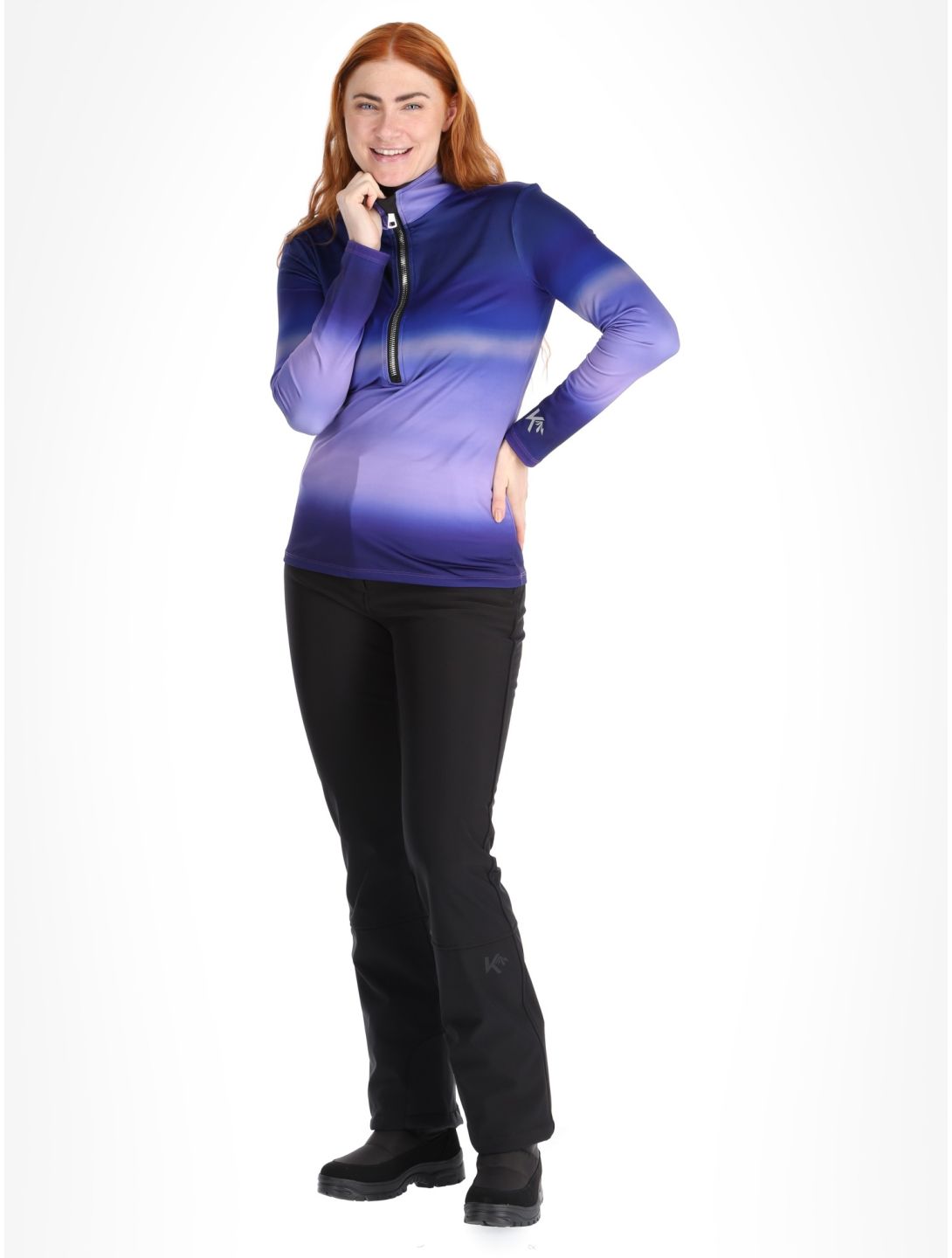 Kou Sportswear, Sunset pull de ski femmes Purple / Darkblue bleu, violet 