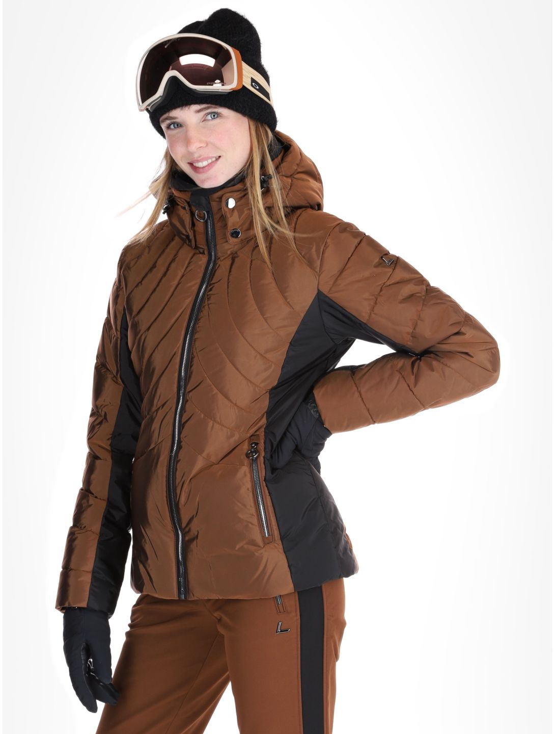 Luhta, Hakois veste de ski femmes Chocolat brun 