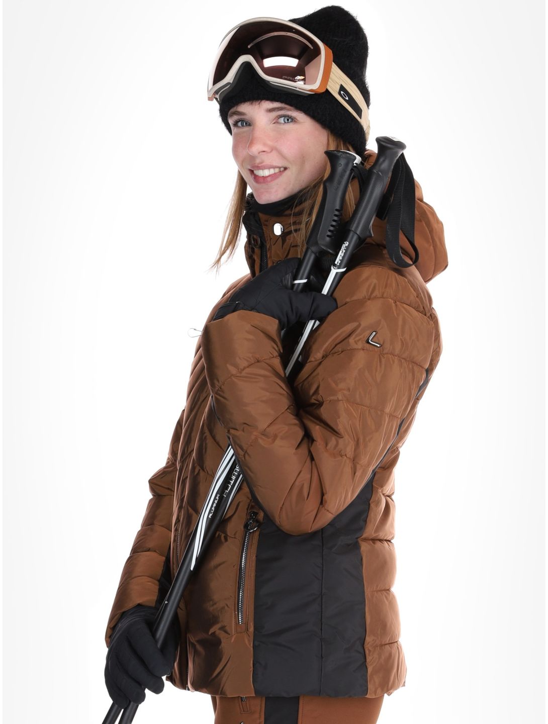 Luhta, Hakois veste de ski femmes Chocolat brun 