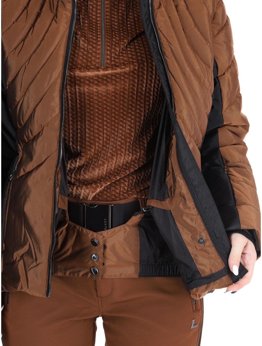 Luhta, Hakois veste de ski femmes Chocolat brun 