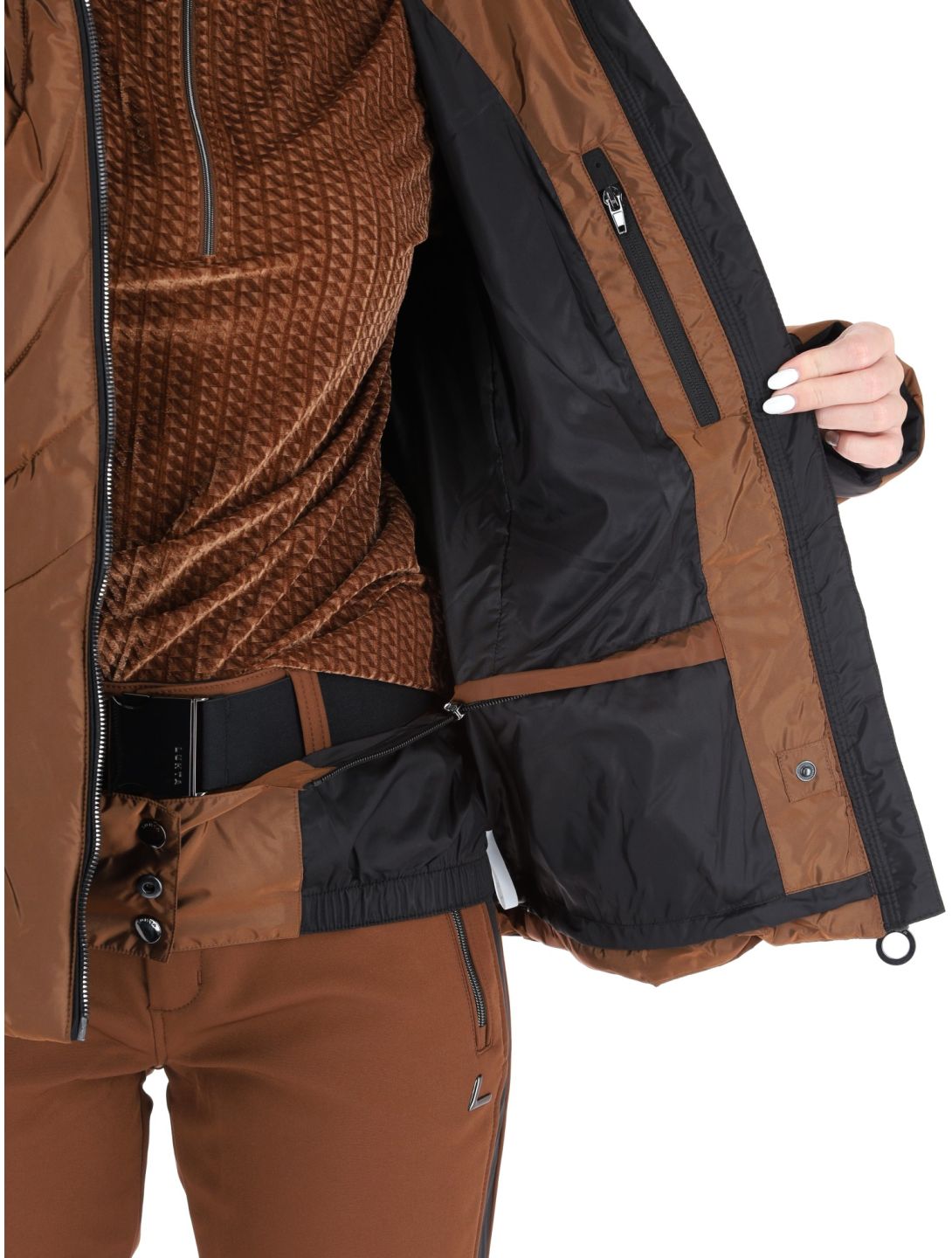 Luhta, Hakois veste de ski femmes Chocolat brun 