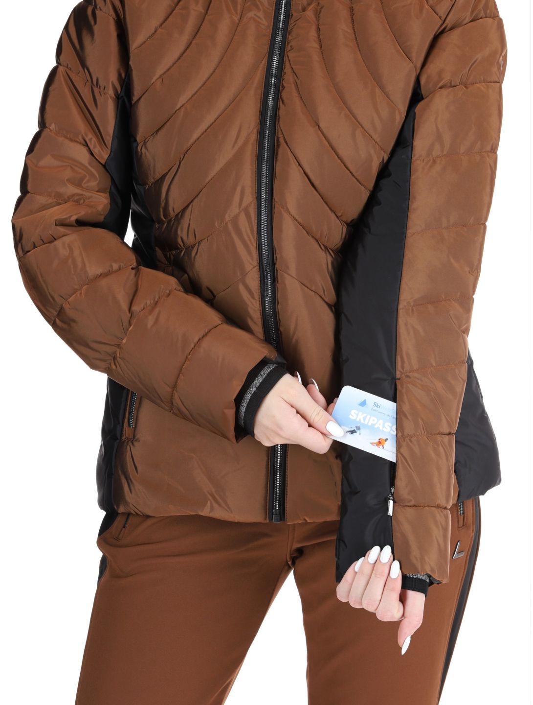 Luhta, Hakois veste de ski femmes Chocolat brun 