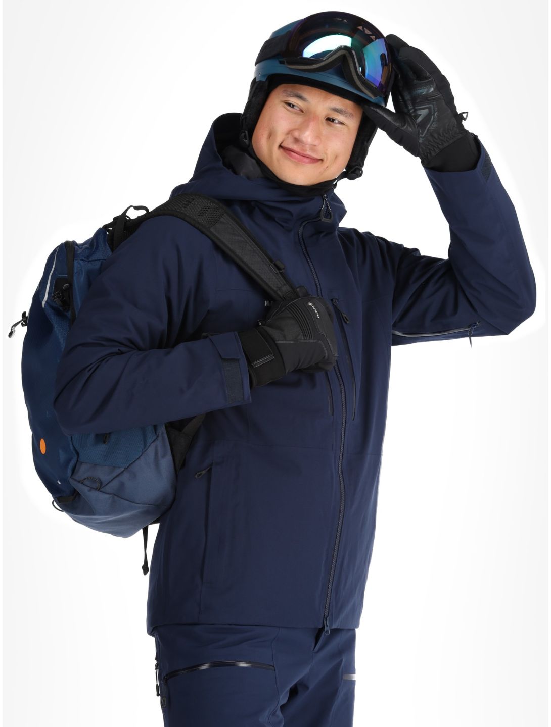 Mammut, Stoney HS Thermo Hooded veste de ski hommes Marine bleu 