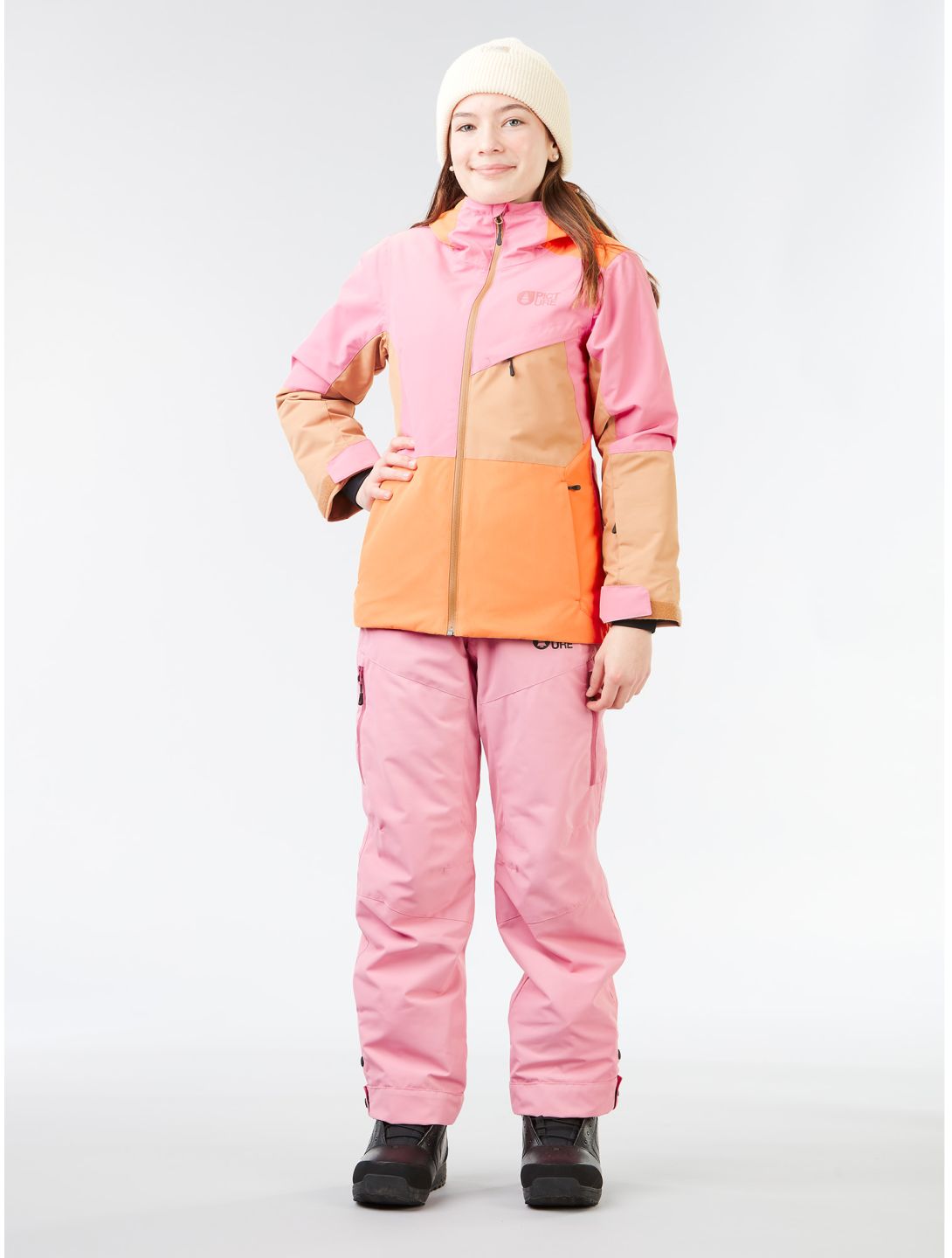 Picture, Kamelya veste de ski enfants Cashmere Rose beige, orange, rose 