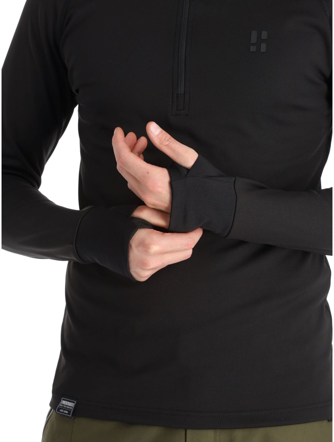 Poederbaas, Arctic pull de ski hommes Black noir 