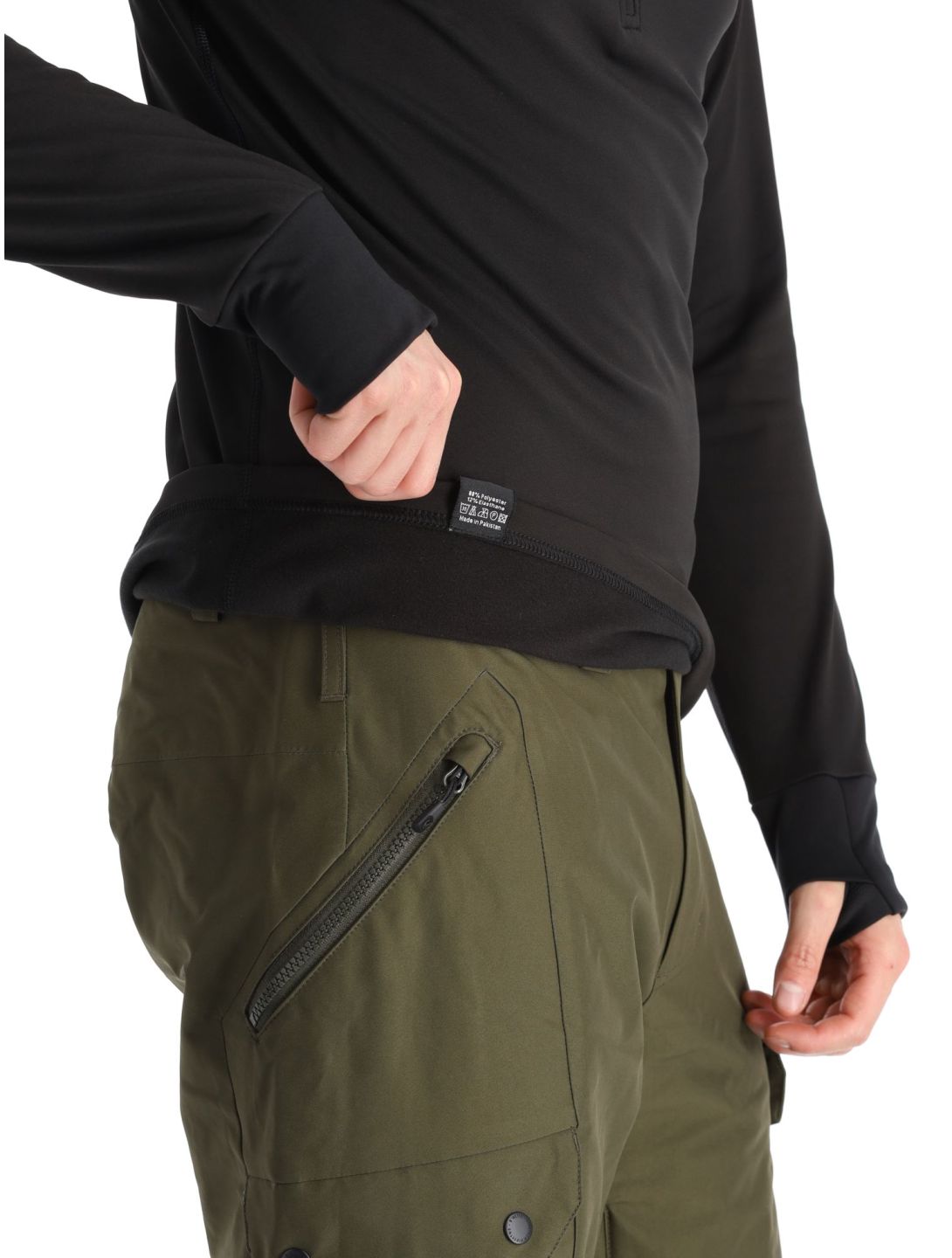 Poederbaas, Arctic pull de ski hommes Black noir 