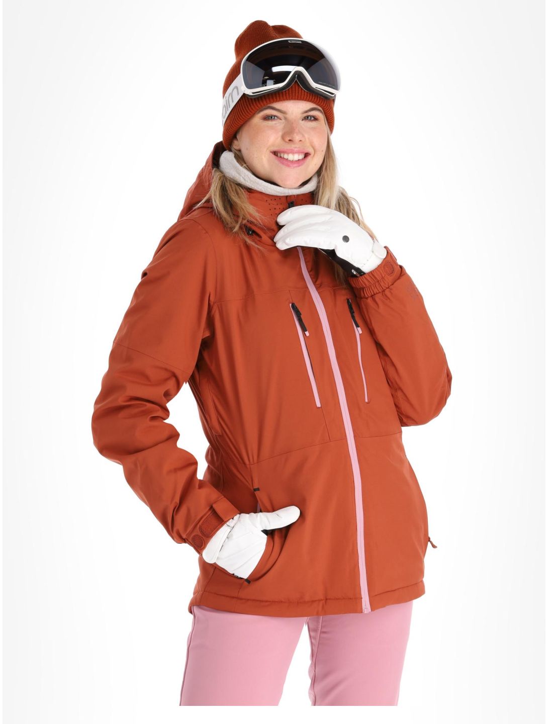 Protest, Prtsima veste de ski femmes Uluru Rust rouge 