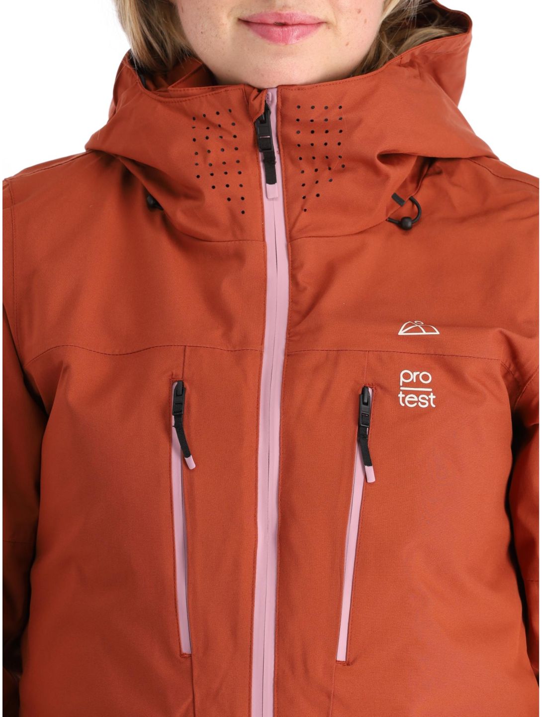 Protest, Prtsima veste de ski femmes Uluru Rust rouge 