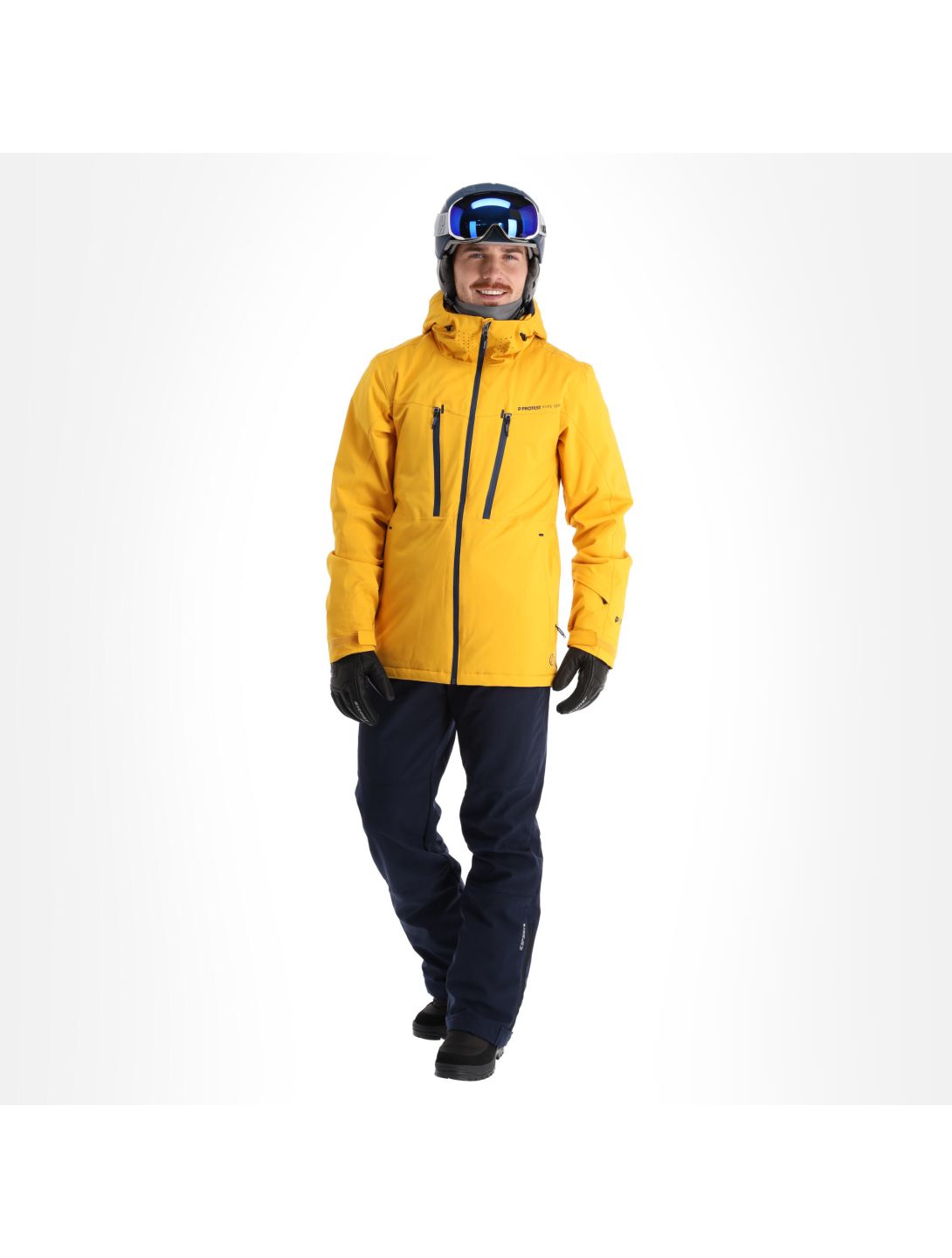 Protest, Prttimo veste de ski hommes dark jaune 