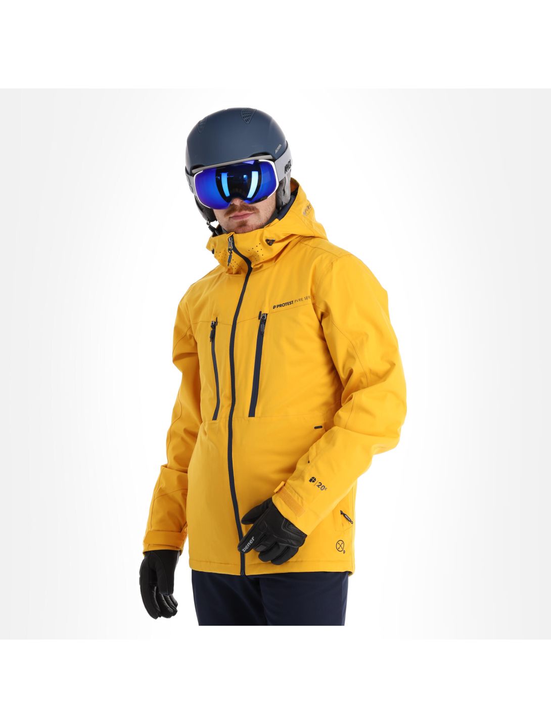 Protest, Prttimo veste de ski hommes dark jaune 