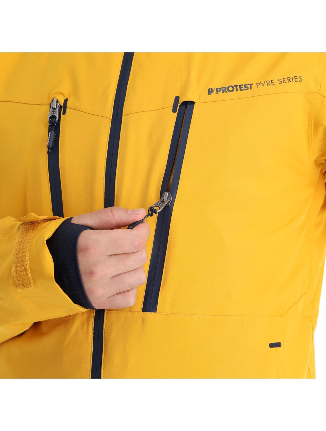 Protest, Prttimo veste de ski hommes dark jaune 