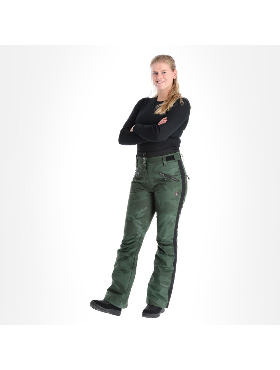 Rehall, Leila-R pantalon de ski femmes Camo Olive vert 