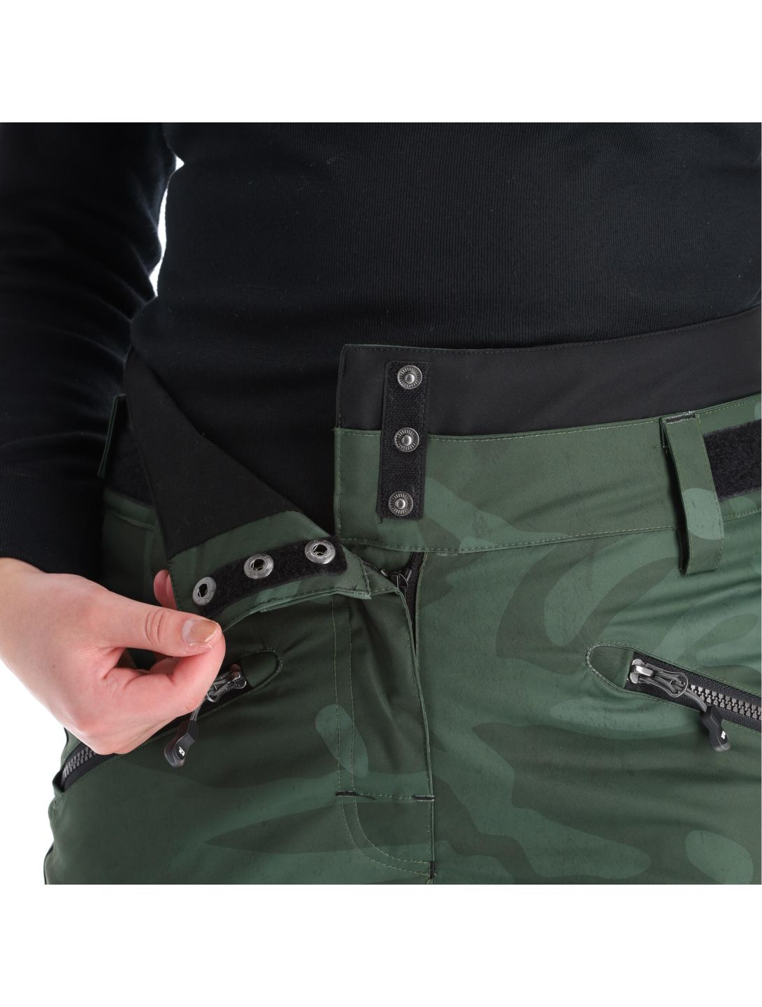 Rehall, Leila-R pantalon de ski femmes Camo Olive vert 