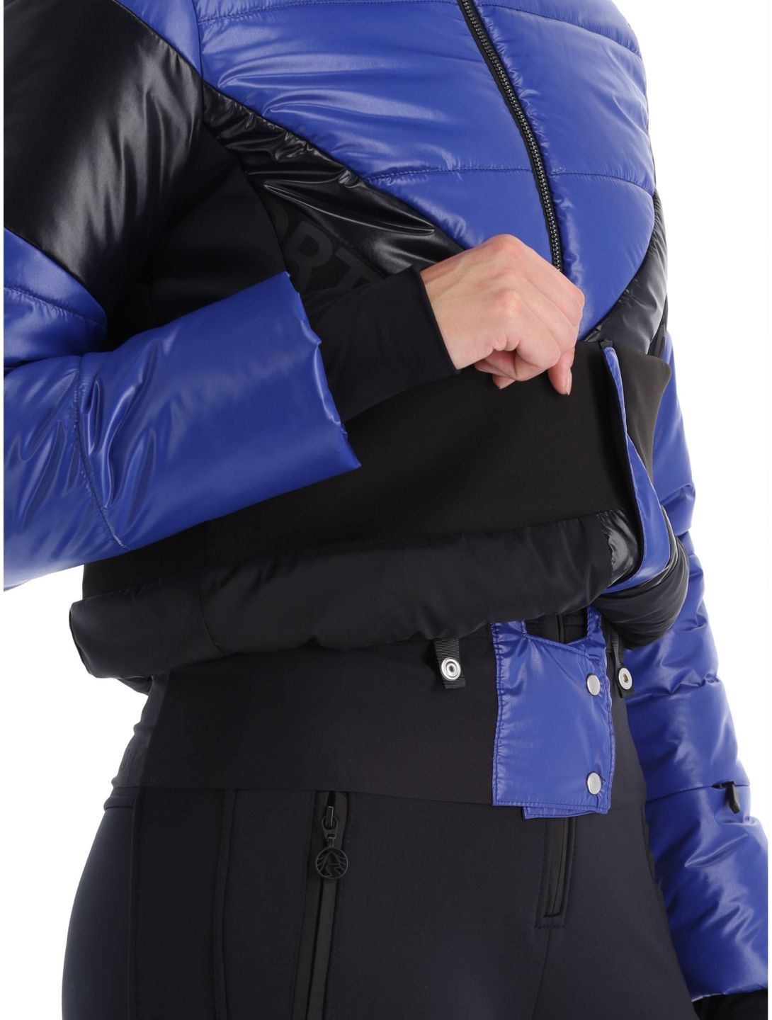 Sportalm Kitzbühel, Stockholm m.Kap.o.P. veste de ski femmes Bold Bluebell blanc, bleu, noir 