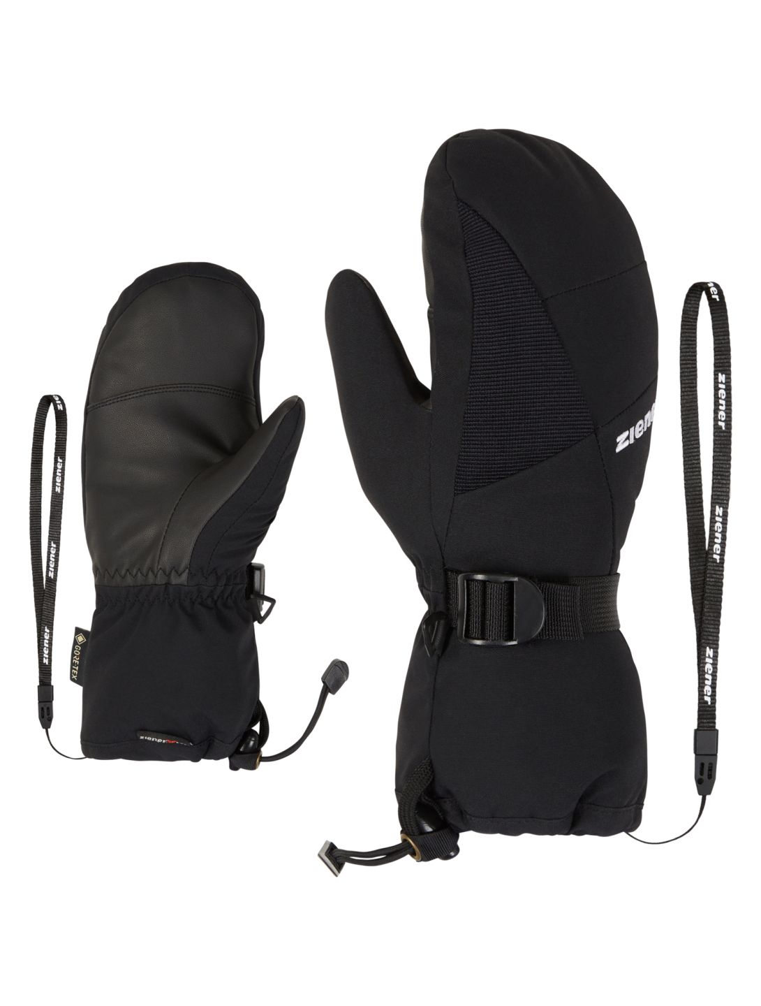 Ziener, Lanic-Z GTX Gore Plus Warm mitaines de ski enfants Black noir 