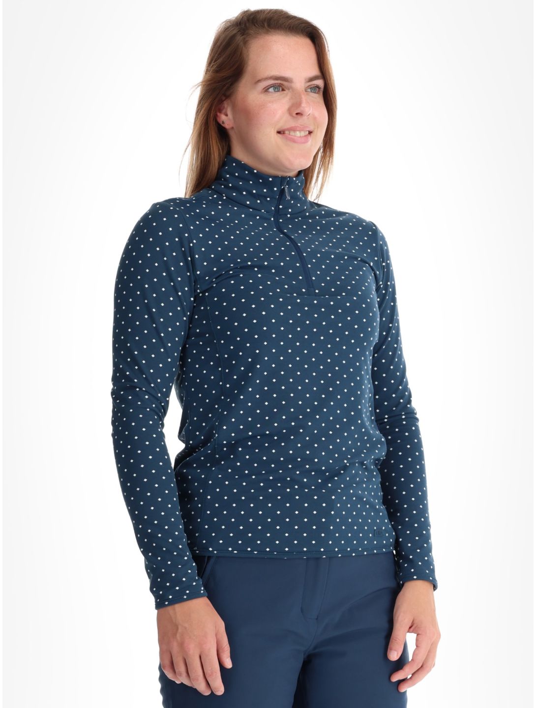 CMP, 34L4306 pull de ski femmes Blue Ink - Bianco bleu 