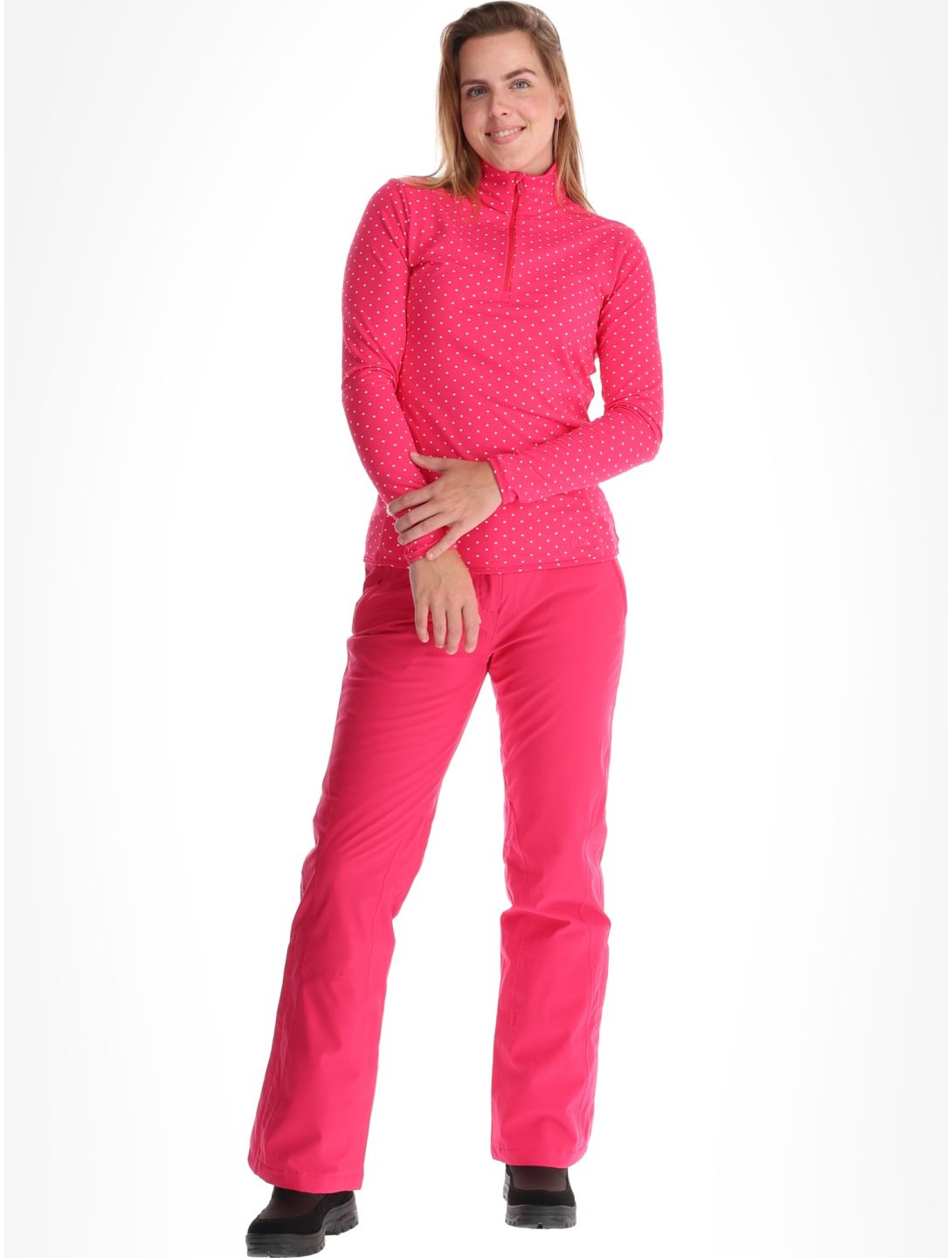 CMP, 34L4306 pull de ski femmes Carminio rouge 